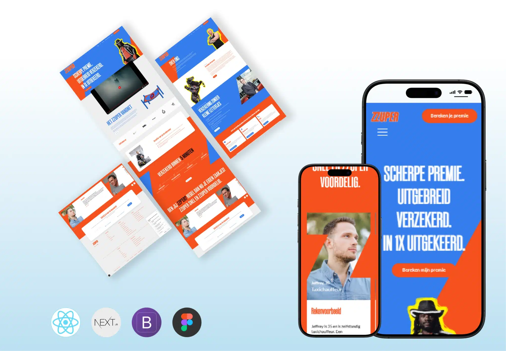 Zupper branding with a modern design