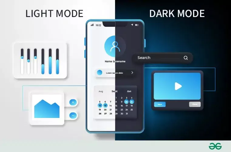 Dark Mode vs. Light Mode - Comparison