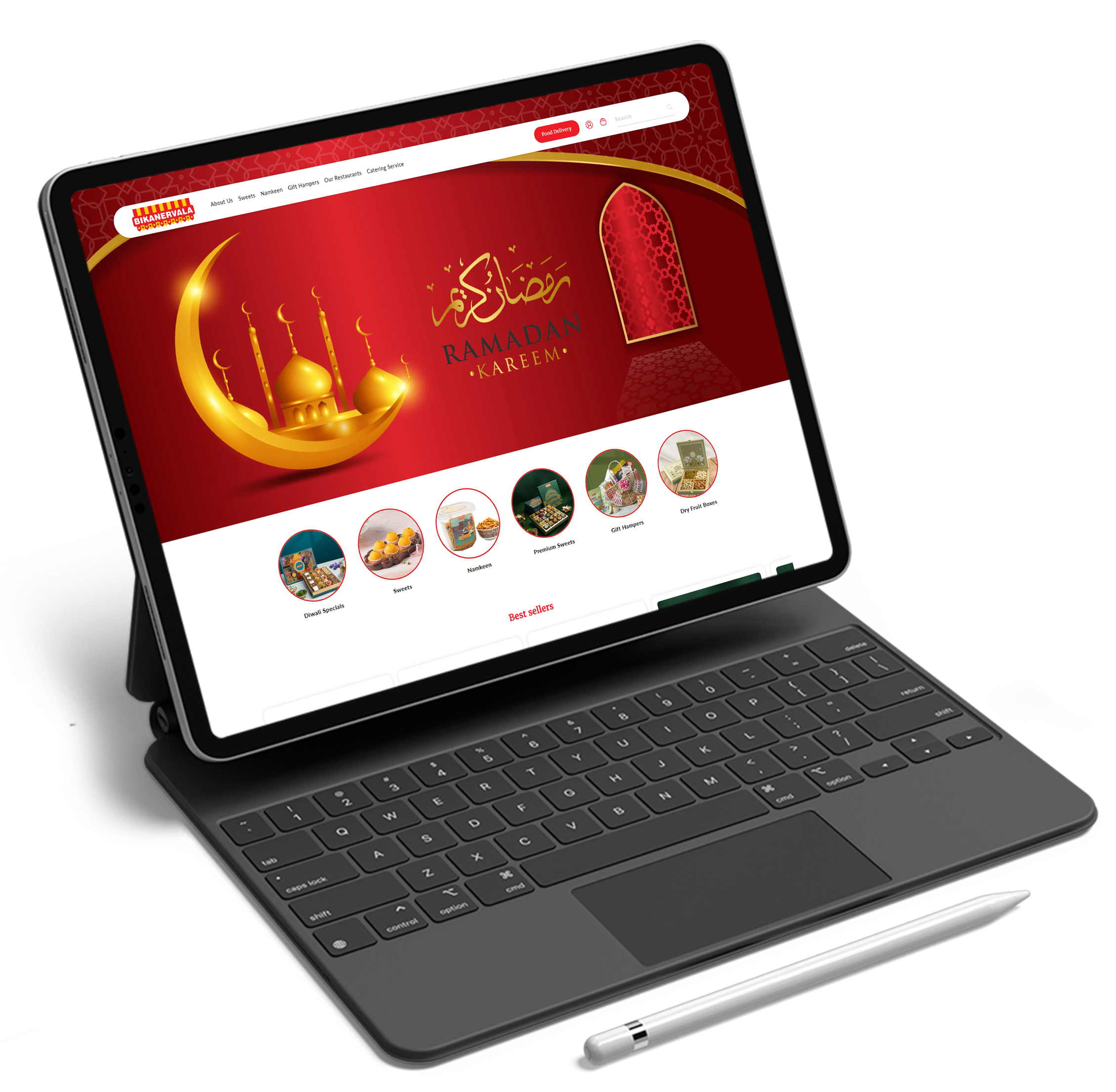 Bikanerwala-laptop