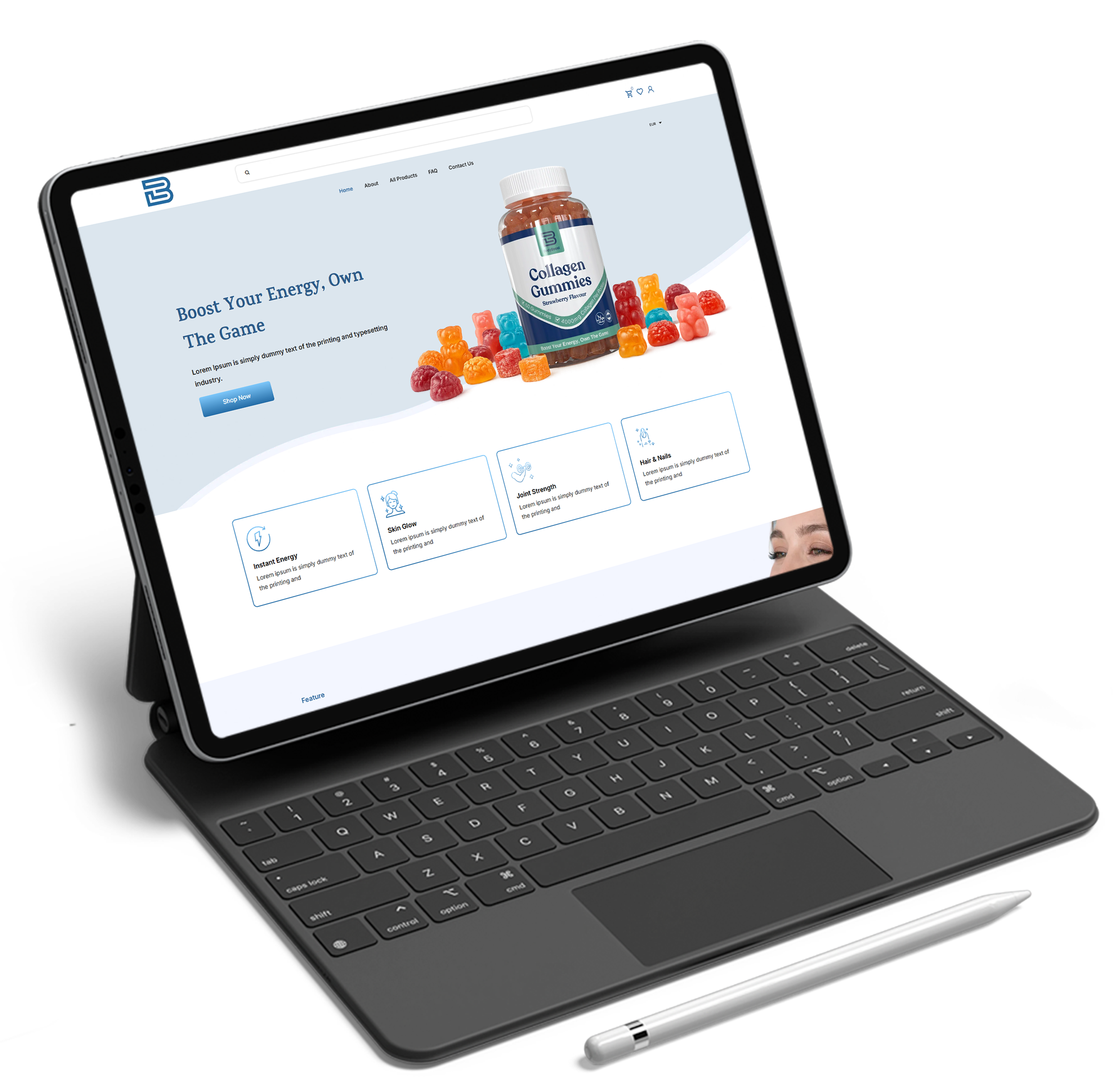Body Boost-laptop
